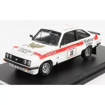   Trofeu - FORD ENGLAND ESCORT MKII RS2000 N 30 3rd RALLY DONEGAL INTERNATIONAL 1979 J.LYONS - T.SEMPLE WHITE RED
