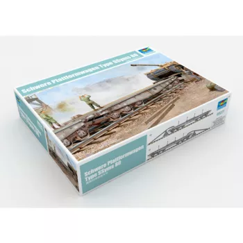 Trumpeter - Schwere Plattformwagen Type Ssyms 80