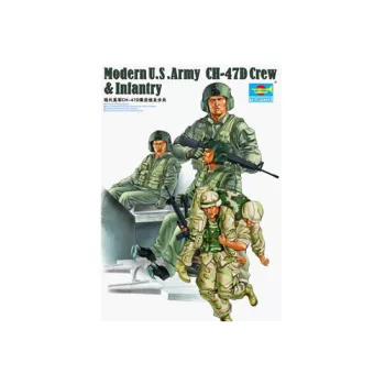 Trumpeter - Modern U.S. Army Ch-47D Crew & Infantry