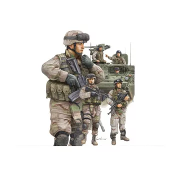 Trumpeter - Modern U.S. Army Armor Crewman & Infantry