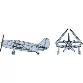 Trumpeter - SB2C HELLDIVER(Pre-painted)