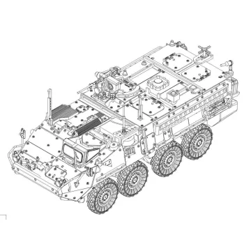 Trumpeter - M1130 Stryker Command Vehicle