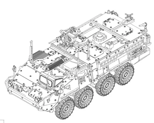 Trumpeter - M1130 Stryker Command Vehicle