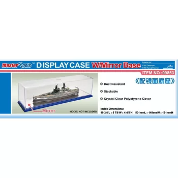 Master Tools - Display Case w/Mirror Base 501x149x121mm WxL