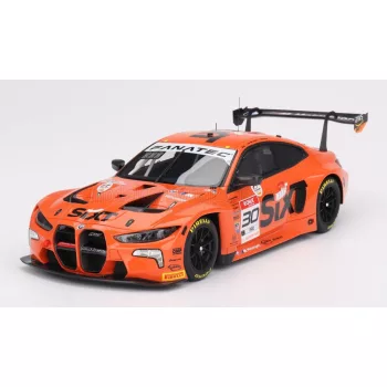   TrueScale - BMW 4-SERIES M4 GT3 TEAM BMW WRT N 30 WINNER 8h IGTC INDY 2023 SHELDON VAN DER LINDE - DRIES VANTHOOR - PHILIPPE ENG ORANGE BLACK
