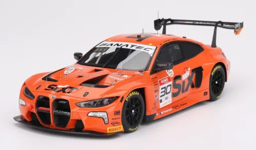 TrueScale - BMW 4-SERIES M4 GT3 TEAM BMW WRT N 30 WINNER 8h IGTC INDY 2023 SHELDON VAN DER LINDE - DRIES VANTHOOR - PHILIPPE ENG ORANGE BLACK