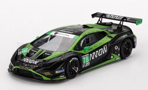 TrueScale - LAMBORGHINI HURACAN GT3 EVO2 TEAM FORTE RACING N 78 24h DAYTONA 2023 MARCO MAPELLI - LORIS SPINELLI - BENJAMIN HITES - MISHA GOIKHBERG BLACK GREEN
