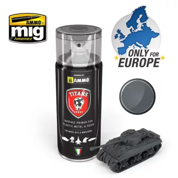   AMMO - Titans Hobby Panzergrau Matt Primer (German Dark Grey)