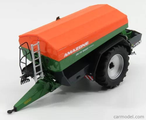 Universal Hobbies - Trailer Amazone Zg-Ts 10001 Profis-Pro Manure Spreaders - Spargiletame Green Orange