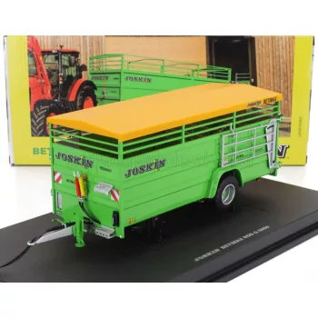   Universal Hobbies - JOSKIN BETIMAX RDS6000 TRAILER LIVESTOCK TRANSPORTER - CARRELLO TRASPORTO ANIMALI SILVER YELLOW