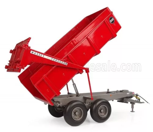 Universal Hobbies - MASSEY FERGUSON TRAILER MF 212 GENERATION 1 TANDEM TIPPING RED