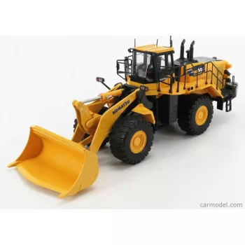   Universal Hobbies - Komatsu Wa600 Ruspa Gommata - Scraper Tractor Yellow Black