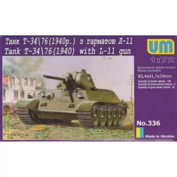Unimodels - T-34/76 with gun L-11 (1940)