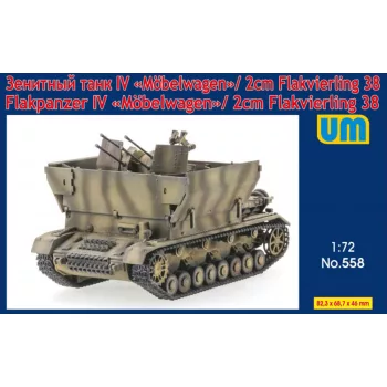 Unimodell - Flakpanzer IV Mobelwagen/2cm Flakvierling38