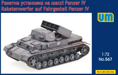 Unimodell - Raketenwerfer auf Fahrgestell Pz.Kpfw IV
