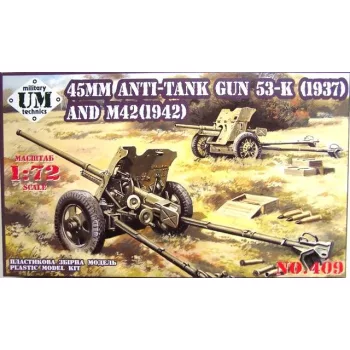 Unimodels - 45mm Antitank guns 53-K (1937) and M42 (1942)