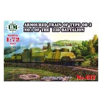 Unimodels - Armored train of type OB-3 No.1 of 23D