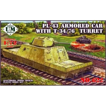 Unimodels - Pl-43 armored car with T-34/76 turret