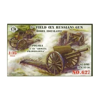Unimodels - 3inch (ex Russian) field gun, 1902(late)