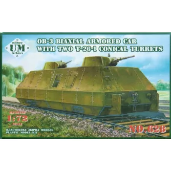 Unimodels - Biax. arm. carr. OB-3 with double T-26-1