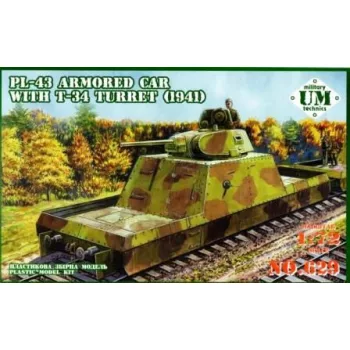 Unimodels - PL-43 armored car with T-34 turret, 1941