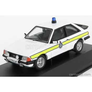  Vanguards - Ford England Escort Mkiii Xr3I Police 1990 White Yellow