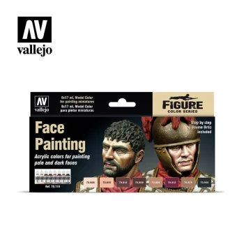   Vallejo - Model Color - Faces Painting Set by Jaume Ortiz Paint set
