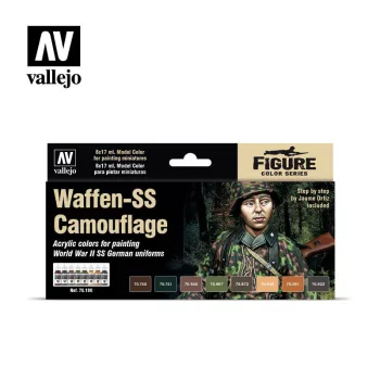   Vallejo - Model Color - Waffen SS Camouflage by Jaume Ortiz Paint set