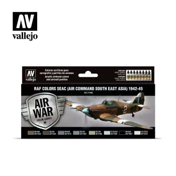   Vallejo - Model Air - Seac (Air Command South East Asia) 1942-45 Paint set