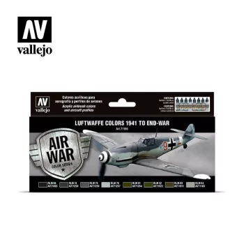   Vallejo - Model Air - Luftwaffe Colors 1941 To End-War Paint set