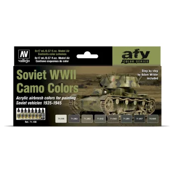 Vallejo - Soviet WWII Camo Colors (8) by Adam Wilder