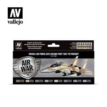   Vallejo - Model Air - Israeli Air Force (IAF) Colors Post 1967 To Present Paint set