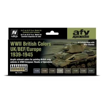 Vallejo - WWII British Colors UK/BEF/Europe 1939-1945