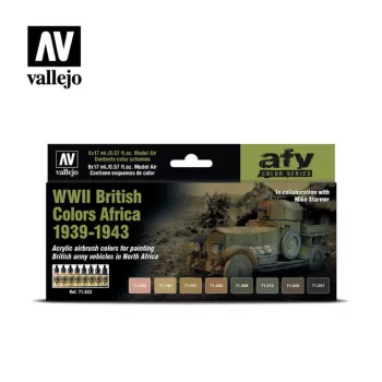  Vallejo - Model Air - WWII British Colors Africa 1939-1943 Paint set