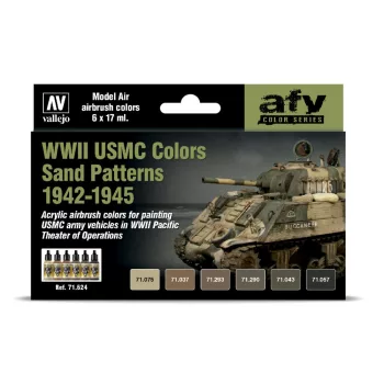 Vallejo - WWII USMC Colors Sand Patterns 1942-1945
