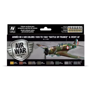   Vallejo - Armée de l'Air colors 1939 to 1942 "Battle of France" & Vichy AF