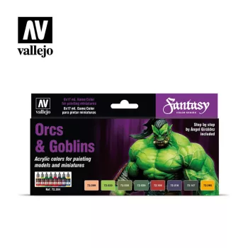   Vallejo - Game Color - Orcs & Goblins  by Angel Giraldez Paint set
