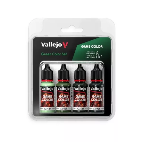Vallejo - Game Color - Green Color Set