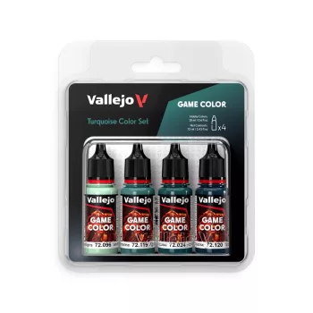 Vallejo - Turquoise Color Set 18 ml