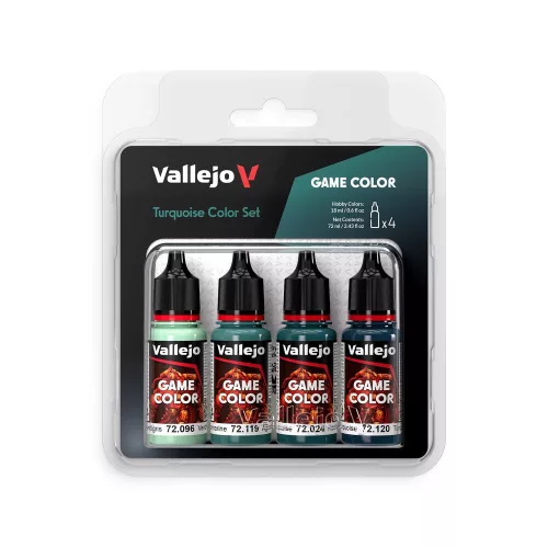 Vallejo - Turquoise Color Set 18 ml