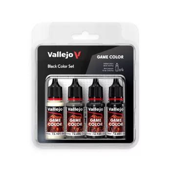 Vallejo - Black Color Set 18 ml