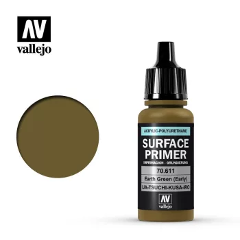   Vallejo - Surface Primer - IJA-Tsuchi-Kusa-IRO Earth Green (early) 60 ml.
