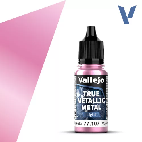 Vallejo - True Metallic Metal Light Crimson Magenta 18 ml