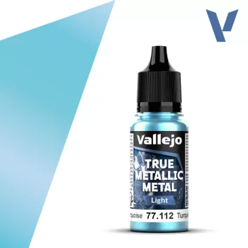 Vallejo - True Metallic Metal Light Hydra Turquoise 18 ml