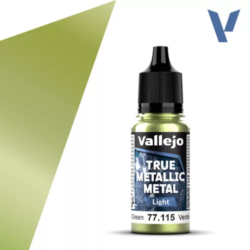 Vallejo - True Metallic Metal Light Amber Green 18 ml