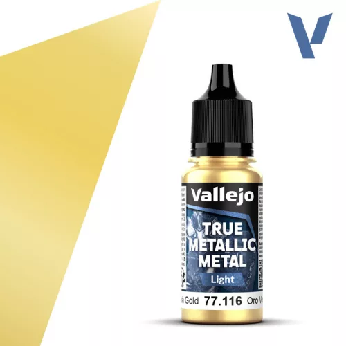 Vallejo - True Metallic Metal Light Greenish Gold 18 ml