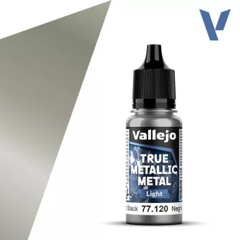 Vallejo - True Metallic Metal Light Obsidian Black 18 ml