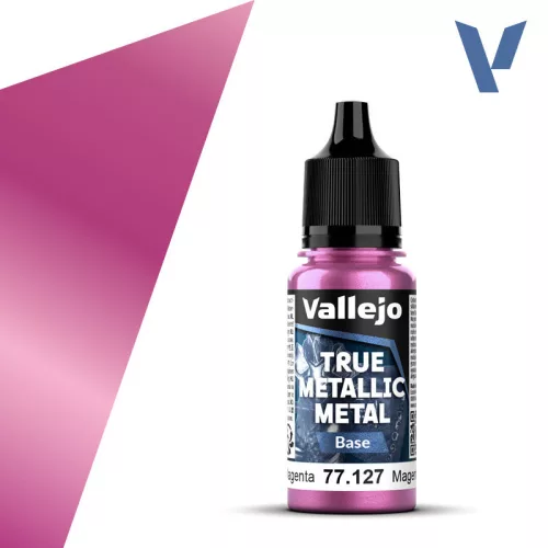 Vallejo - True Metallic Metal Base Crimson Magenta 18 ml