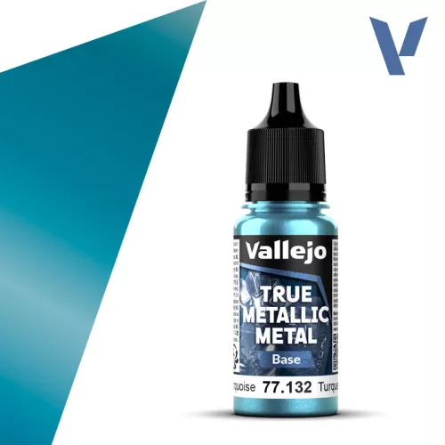 Vallejo - True Metallic Metal Base Hydra Turquoise 18 ml