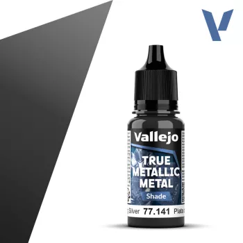 Vallejo - True Metallic Metal Shade Sterling Silver 18 ml